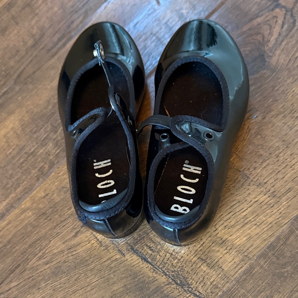 Bloch Girls Tap Dance Shoes Size 9W | Black